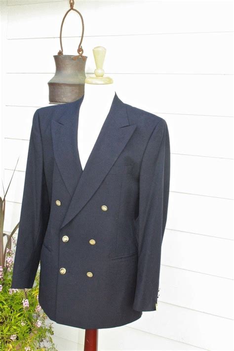 burberry london double breasted navy men's jacket|farfetch Burberry blazer.